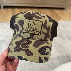 Ducks Unlimited Camo Trucker Hat